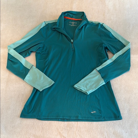 Brooks Tops - Brooks Women's Teal Long Sleeve Top